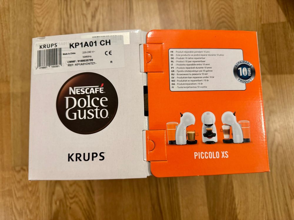 Krups Macchine per caffè & Macchine per espresso: KRUPS Nescafé Dolce Gusto Piccolo XS, Weiss - Fabrikneu – Nuovo e nell'imballaggio originale da Visp venduto da adrtzr 5