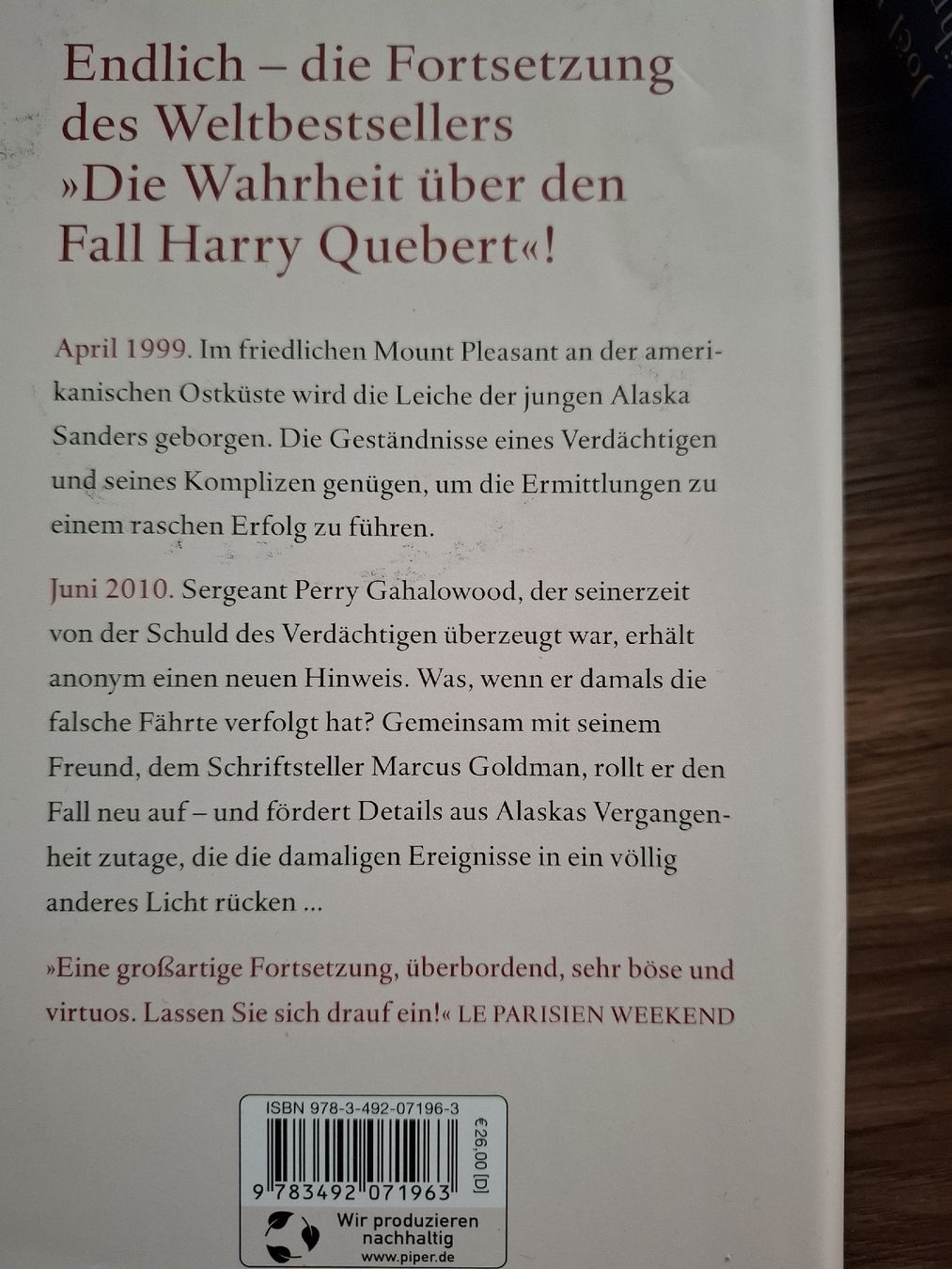 Bücher: Joel Dicker 2 gebundene Ausgaben – Gebraucht aus Hettlingen von Simona_26 1