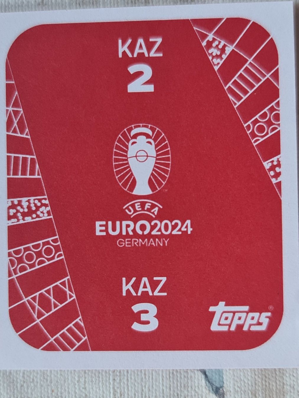 Topps Carte collezionabili: Topps EURO2024 KAZ 2 KAZ 3 – Nuovo e nell'imballaggio originale da Dintikon venduto da Prime-shop 1