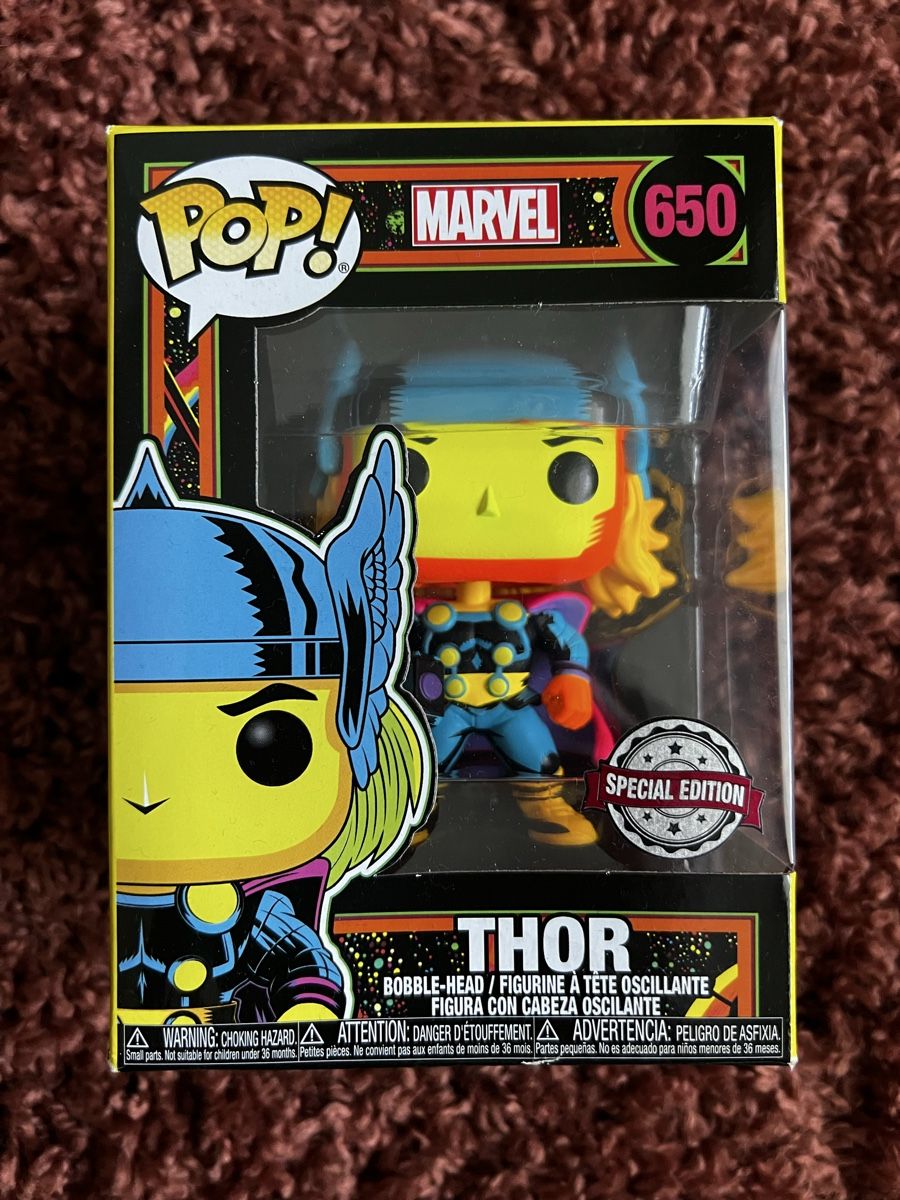 Funko Statuette: Thor Funko Pop Marvel #650 Thor Blacklight Special Edition – Usato da Gockhausen venduto da MariusWeber