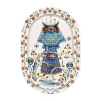 1 x Iittala Taika: weiss Servierplatte oval 41cm