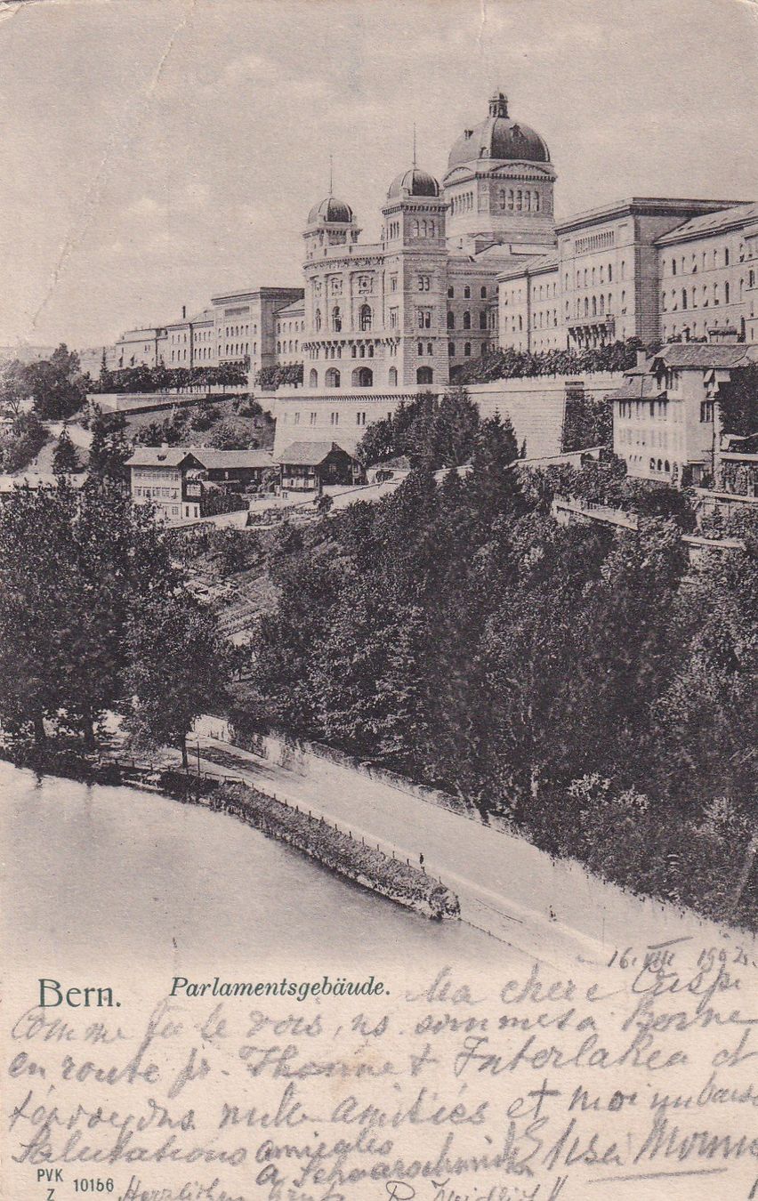 Cartoline postali: Bern Parlamentsgebäude – Usato da Cormoret venduto da Pascalll2001