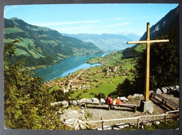 Cartoline postali: 7 x Ansichtskarten LUNGERN – Usato da Jona venduto da philajona 2