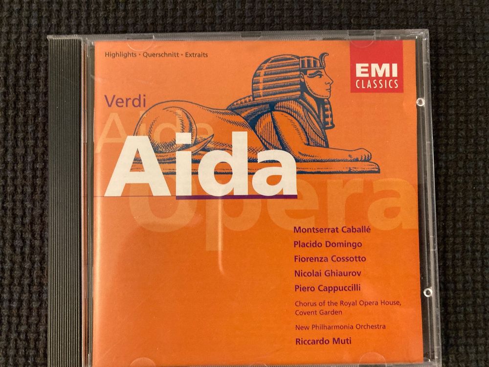 CD, Aida, Verdi, mit Caballé und Placido Domingo (Gebraucht) in Baden ...
