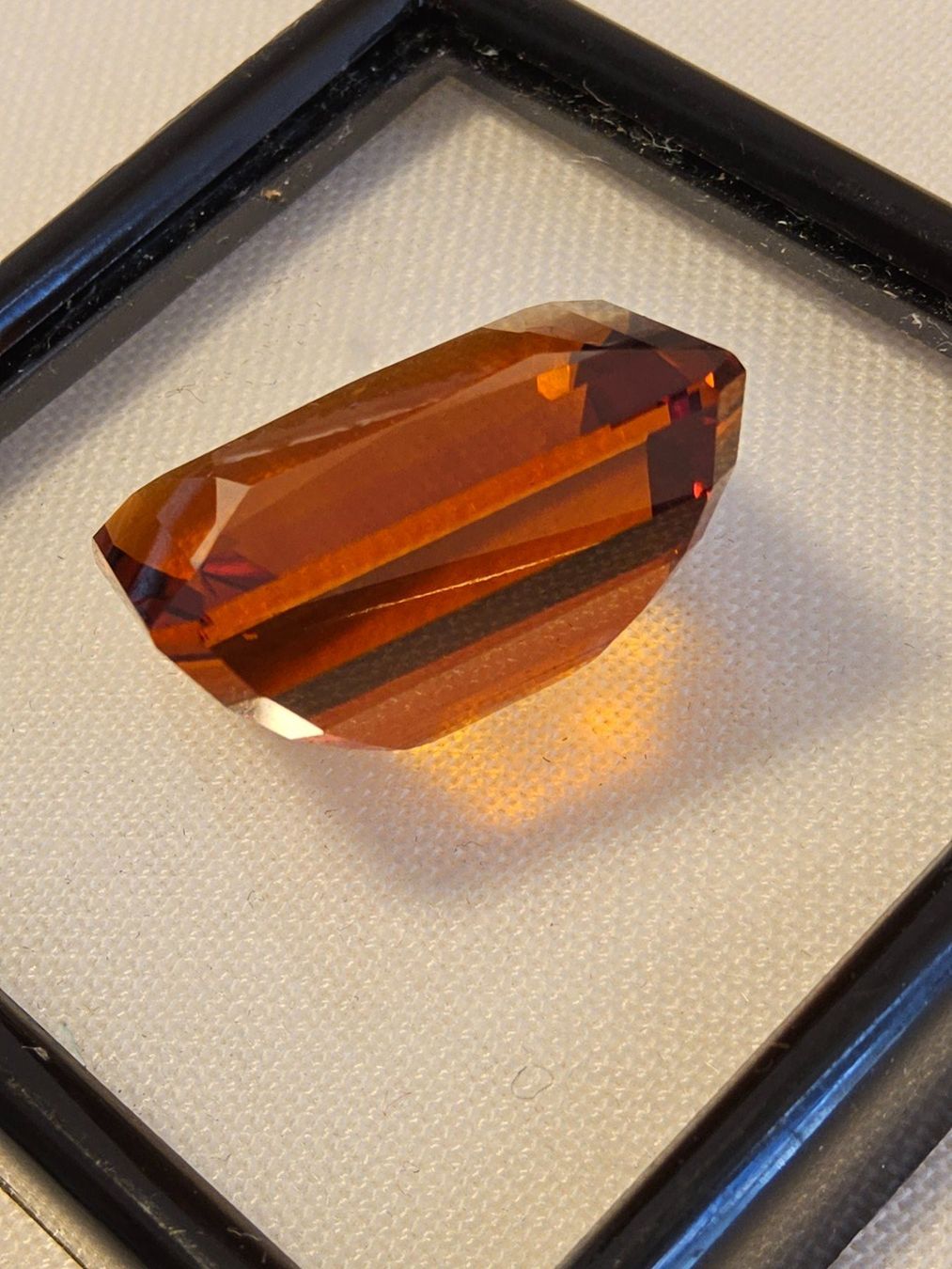 Pietre preziose: Citrin 30ct. Madeira, Wunderschöne orange Farbe – Usato da Zürich venduto da helsan 8