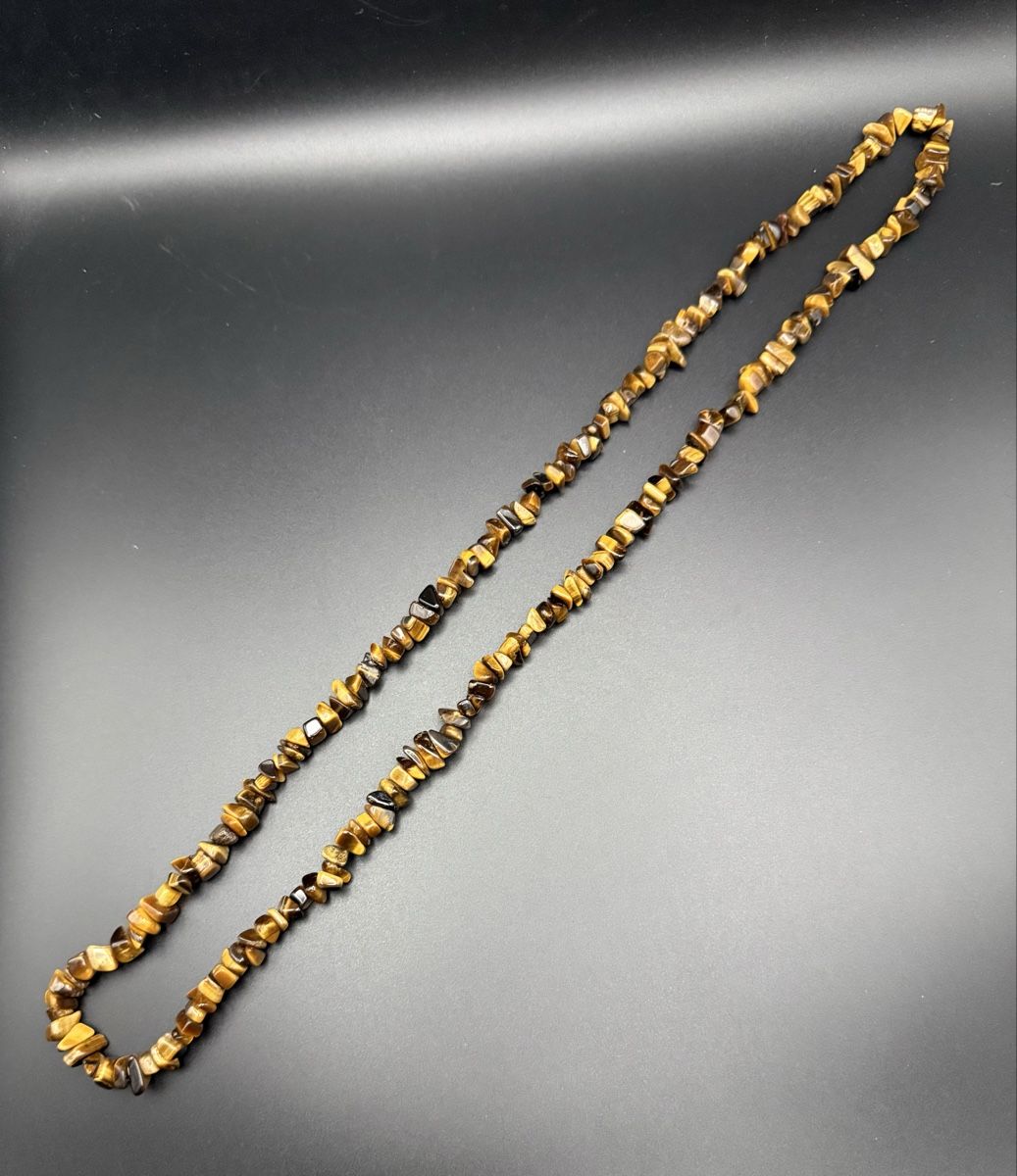 Catenine: Natürliche Tigerauge Halskette – Usato da Lamone venduto da LaCantinaMagica 4