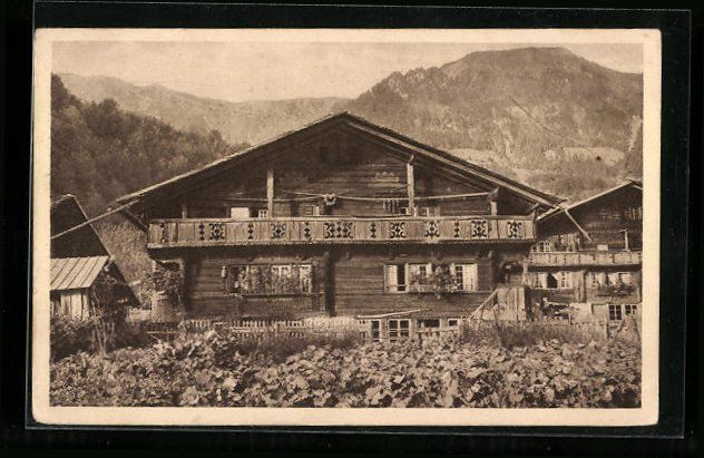 Cartoline postali: AK Hofstetten, Schweizer Bauernhaus – Usato da Berlin venduto da bartko-reher