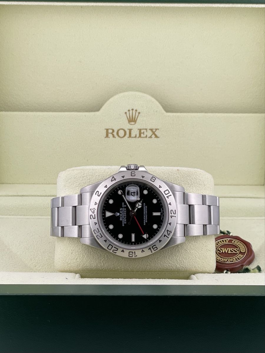 Rolex Orologi: Rolex Explorer ll 40mm Edelstahl - 16570 – Usato da Wettingen venduto da eleganceshop