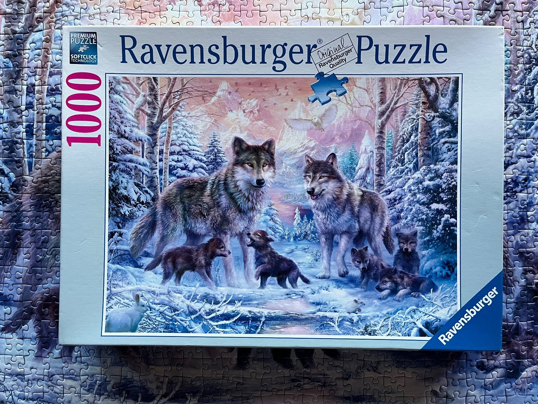 Ravensburger Puzzle: Ravensburger Puzzle- Arktische Wölfe – Usato da Zürich venduto da Gurkis 1