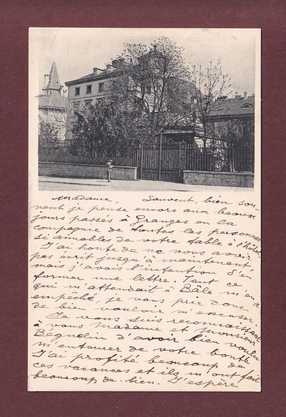 Cartoline postali: Photo - BÂLE ou Corsier ? - 1911 – Usato da Pully venduto da nicecards