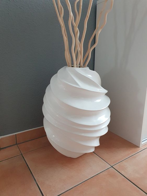 Grosse Weisse Vase