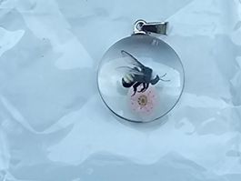 Neu! Anhänger Biene Blume