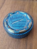 Antike Blechdose Mentholin Schnpfenmittel
