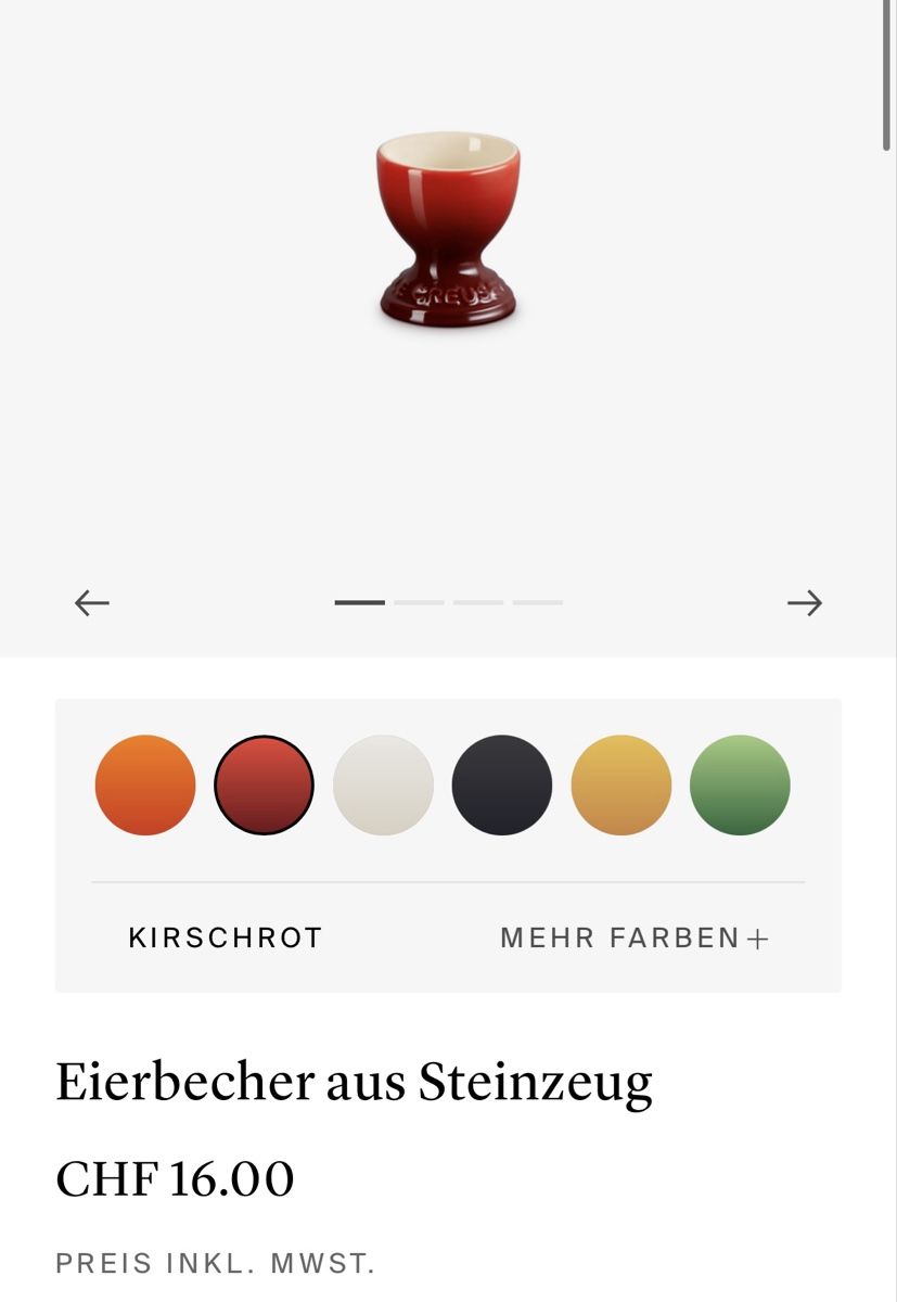 Le Creuset Altre Stoviglie: Le Creuset - Eierbecher – Nuovo (secondo la descrizione) da Zürich venduto da Peban1 4