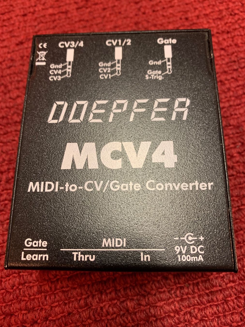 Strumenti musicali: Doepfer MCV4 MIDI to CV Interface – Usato da chur venduto da mifrigerio