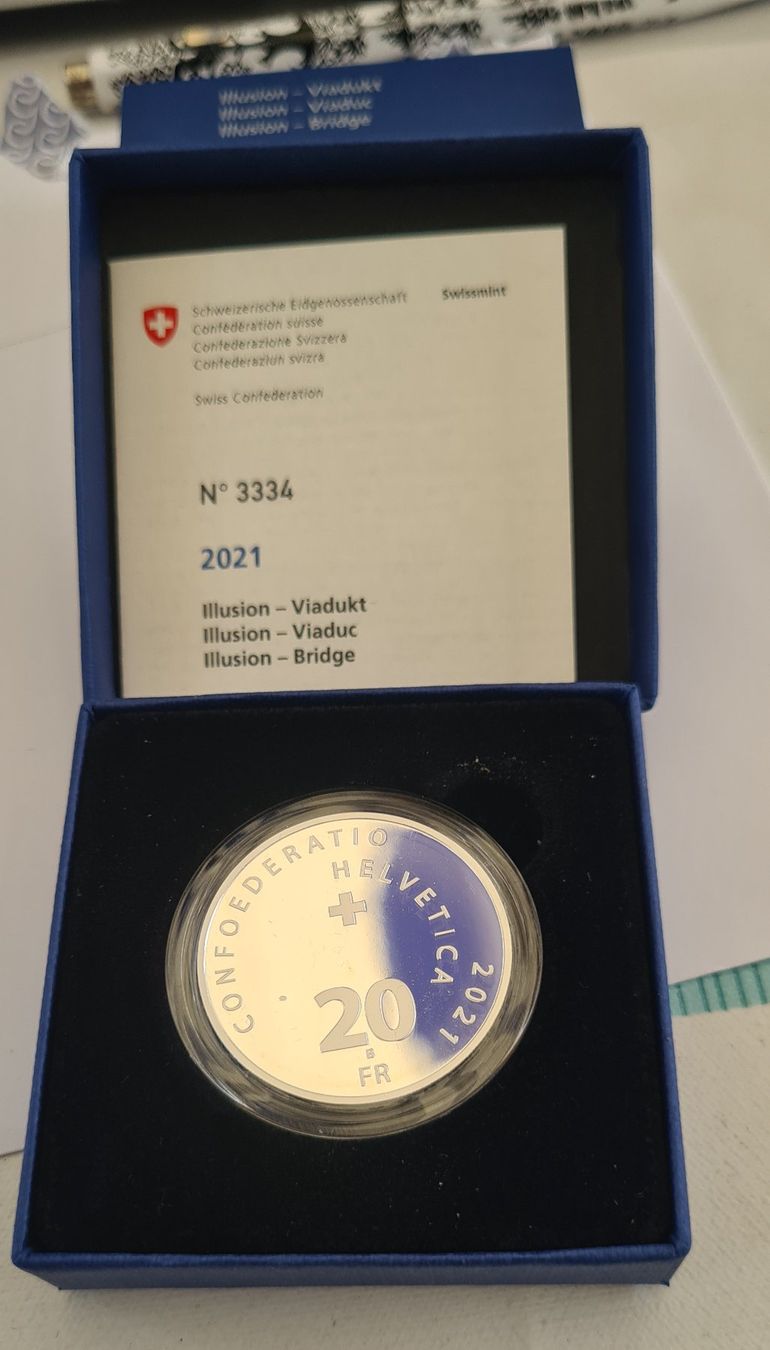 Toutes les monnaies: Monnaie commémorative 2021 – Neuf avec emballage d'origine à Estavayer-Le-Lac par limo-nade 2