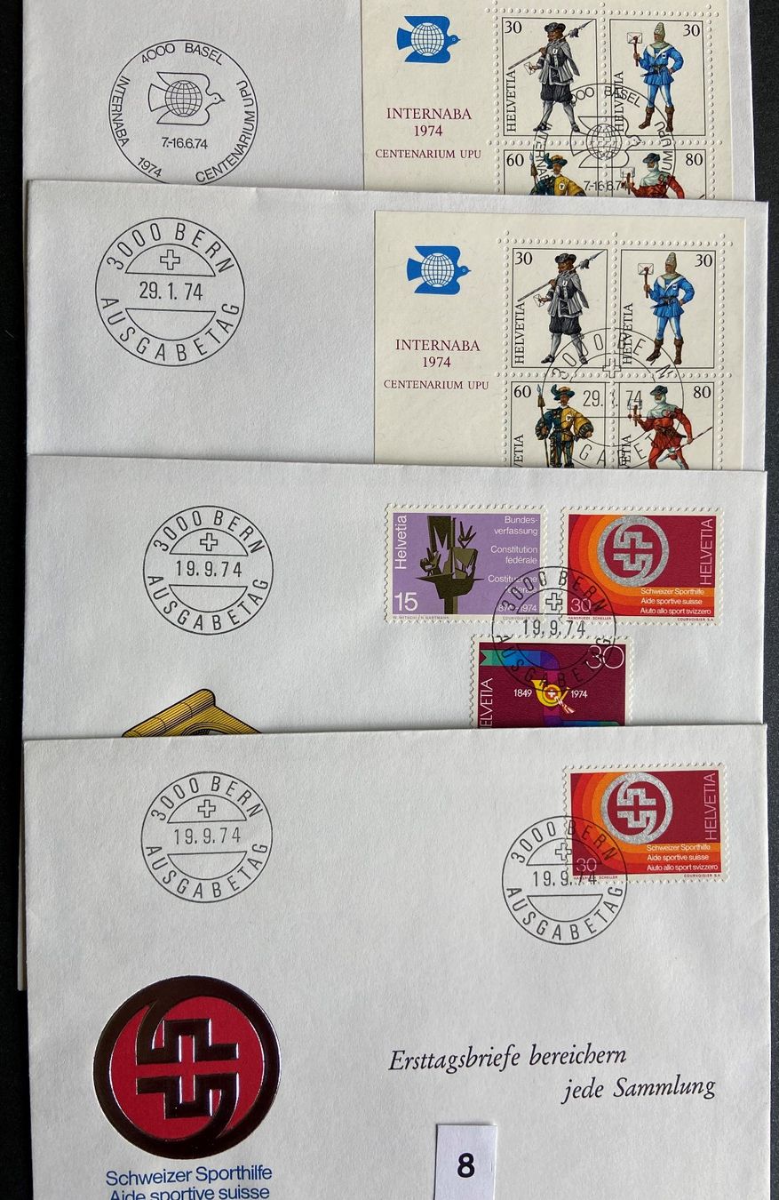 Alle Briefmarken: Lot ET FDC Briefe – Gebraucht aus Böckten von Hansi36 2