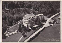 Mels (SG) Kurhotel " Waldheim ) Fliegeraufnahme 1935
