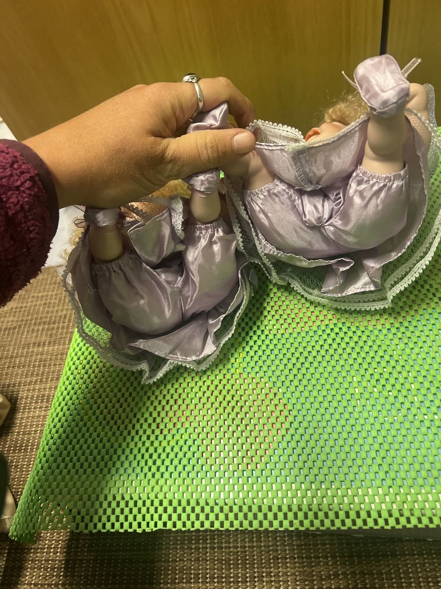 Bambole: Zwilling fehe Porzelan Puppe – Usato da S.Bernardino venduto da BarettaA 2