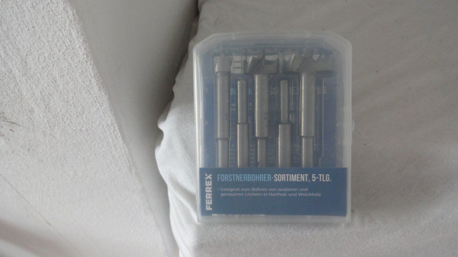 Alle Werkzeuge: Forstnerbohrer Sortiment 5 - tlg. – Neu und originalverpackt aus Fisibach von goldfasan52