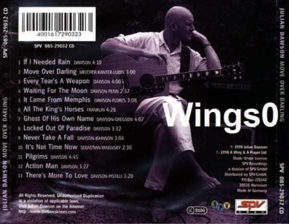 CD: Julian Dawson - Move Over Darling (1998) – Nuovo (secondo la descrizione) da Horn venduto da Wings0 1