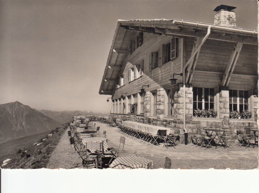 Ansichtskarten: Niederhorn Berghaus ca. 1950 – Gebraucht aus Bürglen TG von StampGraf