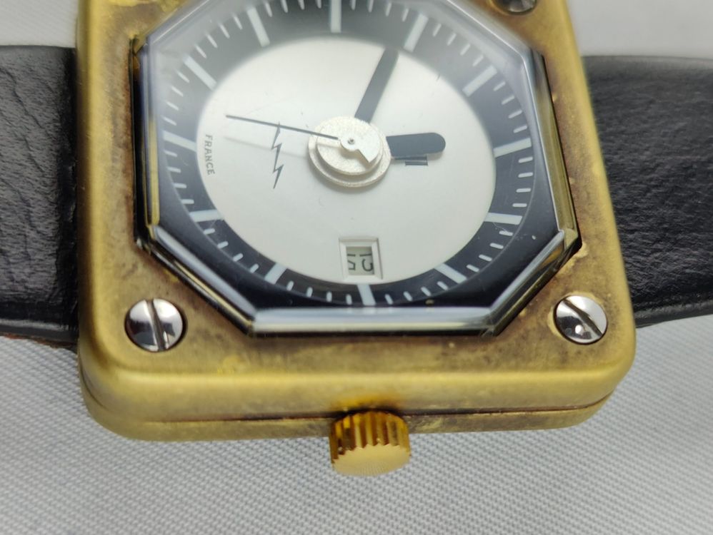 MONTRE LIP RUDY Meyer, boitier anodisé. Mouvement