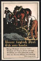 Zürich, Bauern bei der Feldarbeit, unse