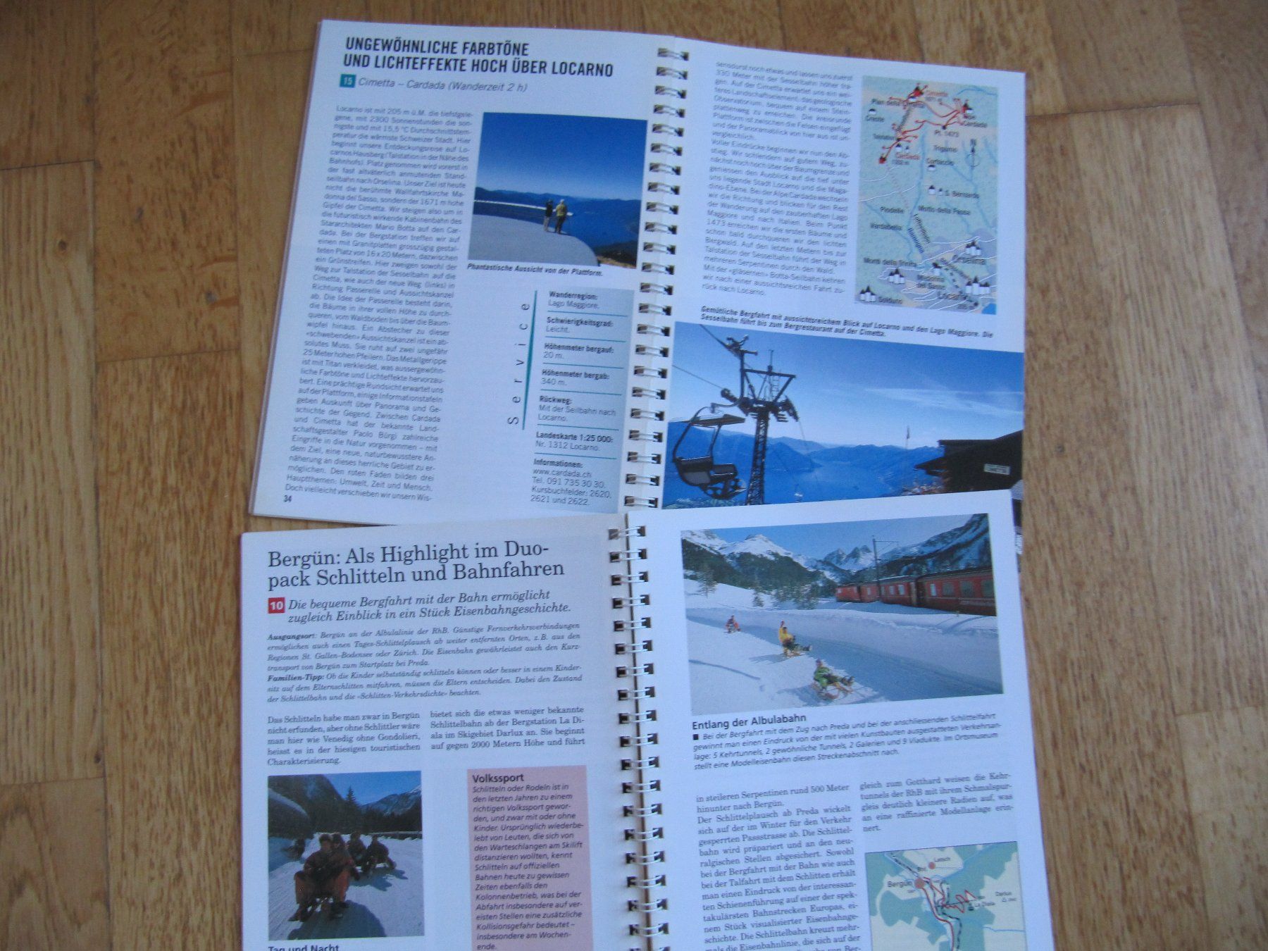 Libri: 2 Wanderführer: Wanderspass Tessin + Ausflugs-Abenteuer – Usato da Würenlos venduto da AustralisZ 2
