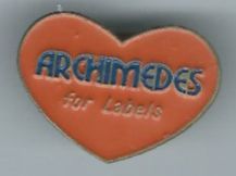 Placchette & Badge: Archimedes Herz-Pin – Usato da Zürich venduto da t24_de