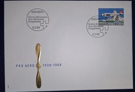 Flugpostbrief FDC 1988