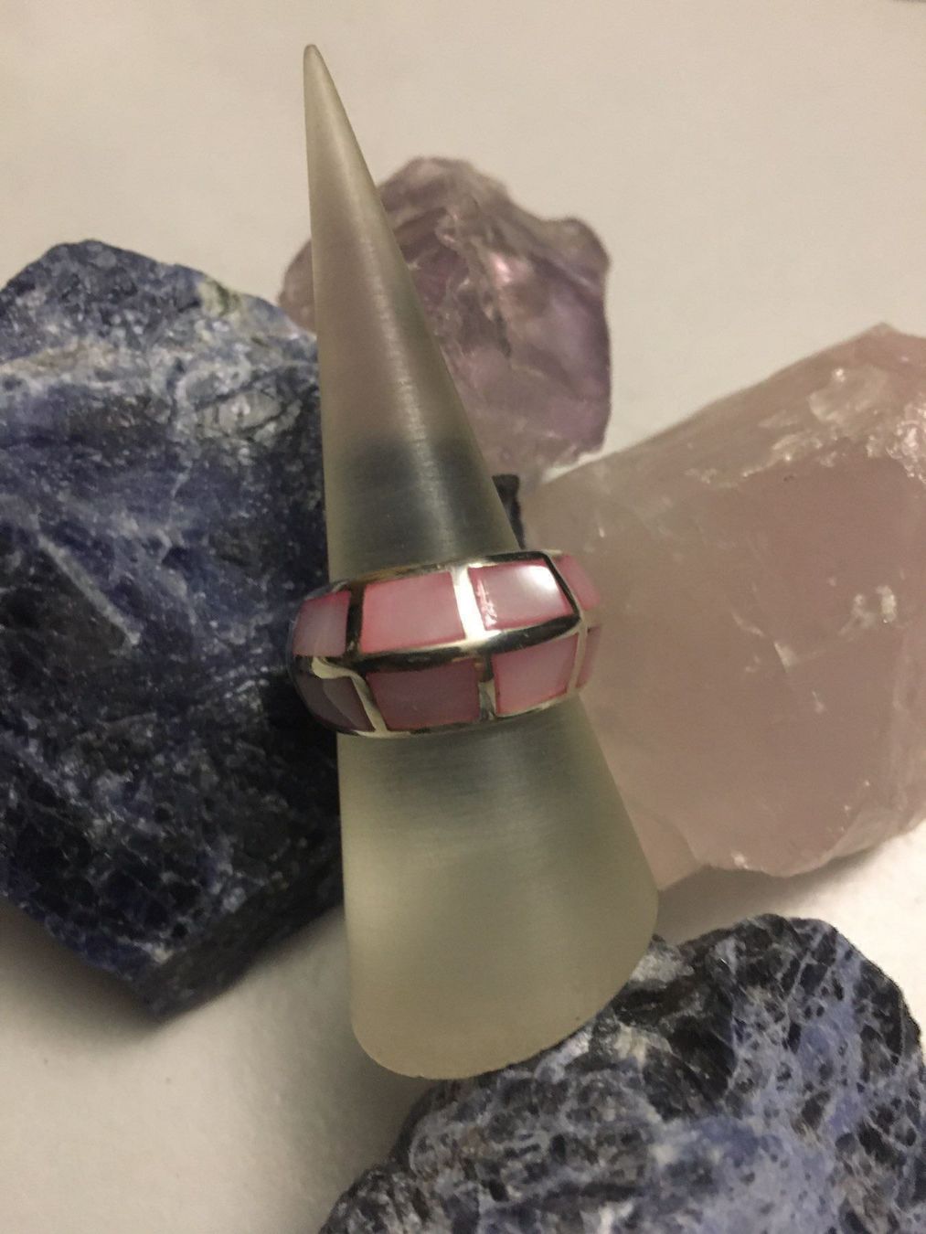 Anelli: Silberring 925 er Sterling mit Perlmut – Nuovo (secondo la descrizione) da Fislisbach venduto da Eye-Arts 2