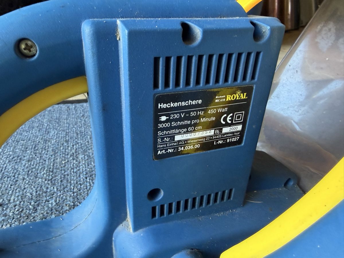Tutte le macchine: Heckenschere elektrisch Royal – Usato da Plasselb venduto da MatthD 2