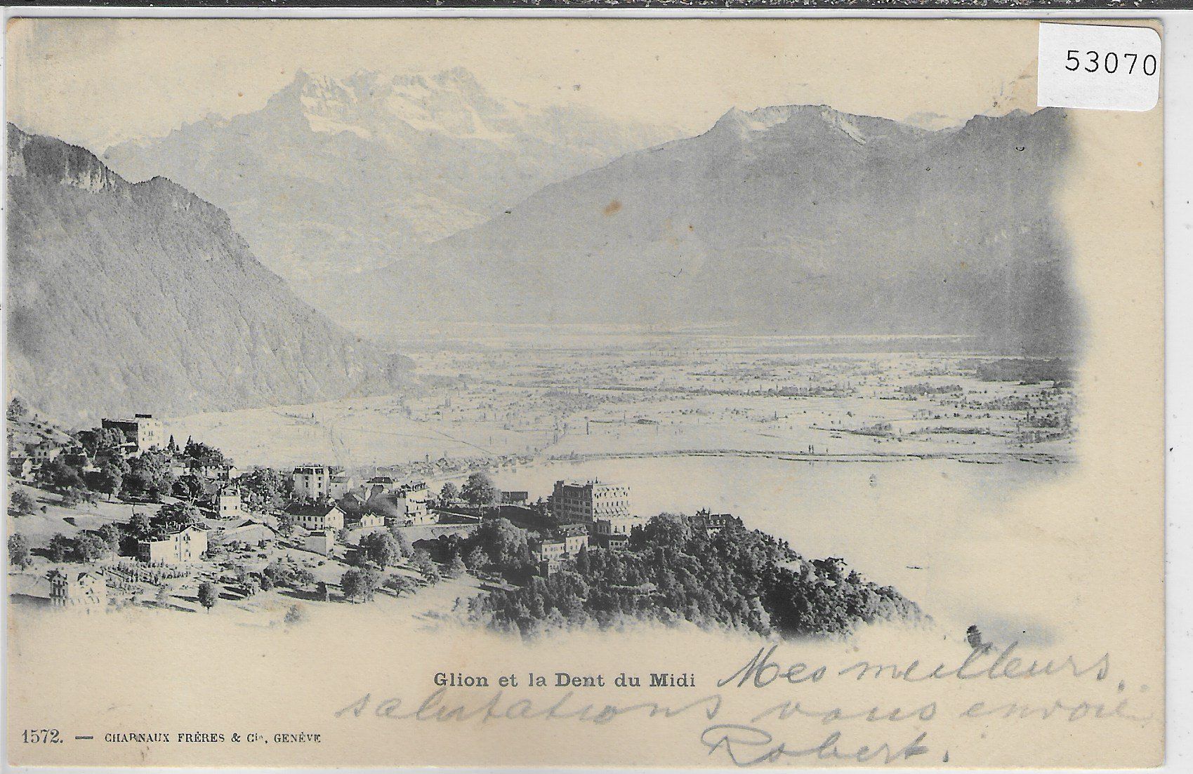 Cartoline postali: Glion et Dent du Midi – Usato da Ettingen venduto da Kartenplanet