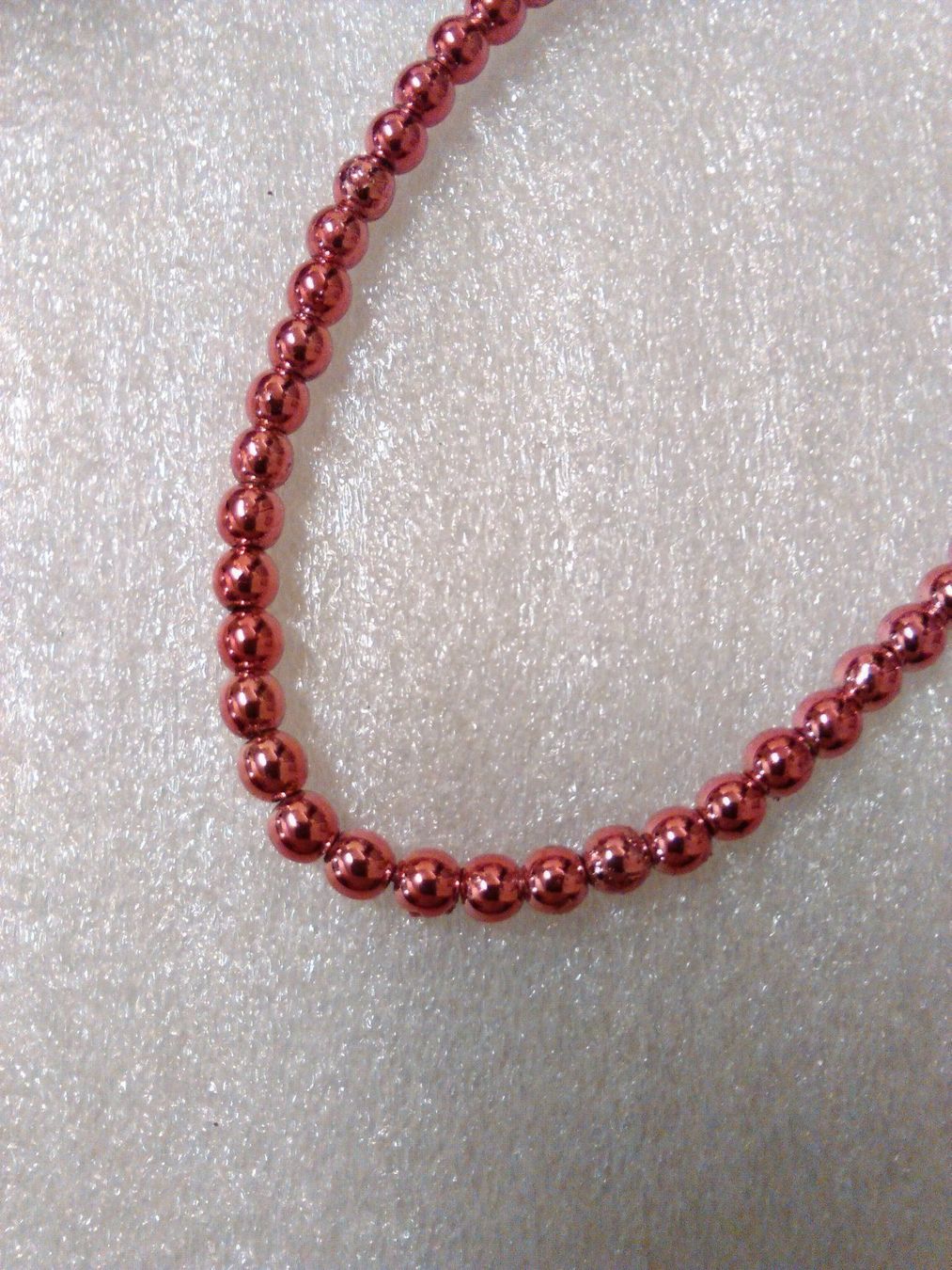Ketten: ECHT HÄMETIT STRAND KETTE;;ROT FARBE – Neu (gemäss Beschreibung) aus Basel von bijoutrie_4 1