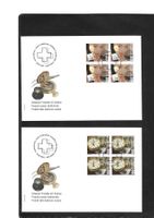 2005 2x FDC  4 er Ausgabetag 2005