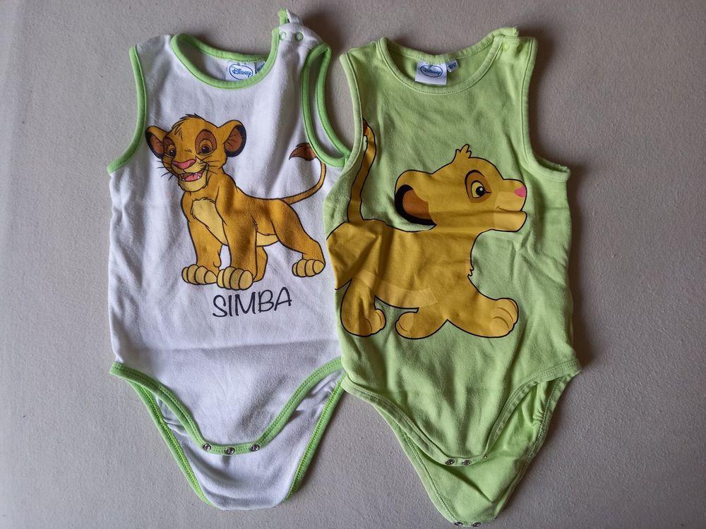 Set Träger Bodies Disney Simba Gr. 86 / 92 | Kaufen auf Ricardo