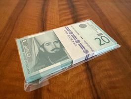 Belgrad 2013 - Serbien - 100 x 20 Dinara - Bündel - UNC