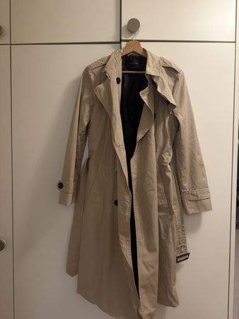 Massimo Dutti Trenchcoat beige Grösse M guter Zustand