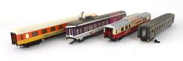 Bastelset mit 4 H0 Personenwagen