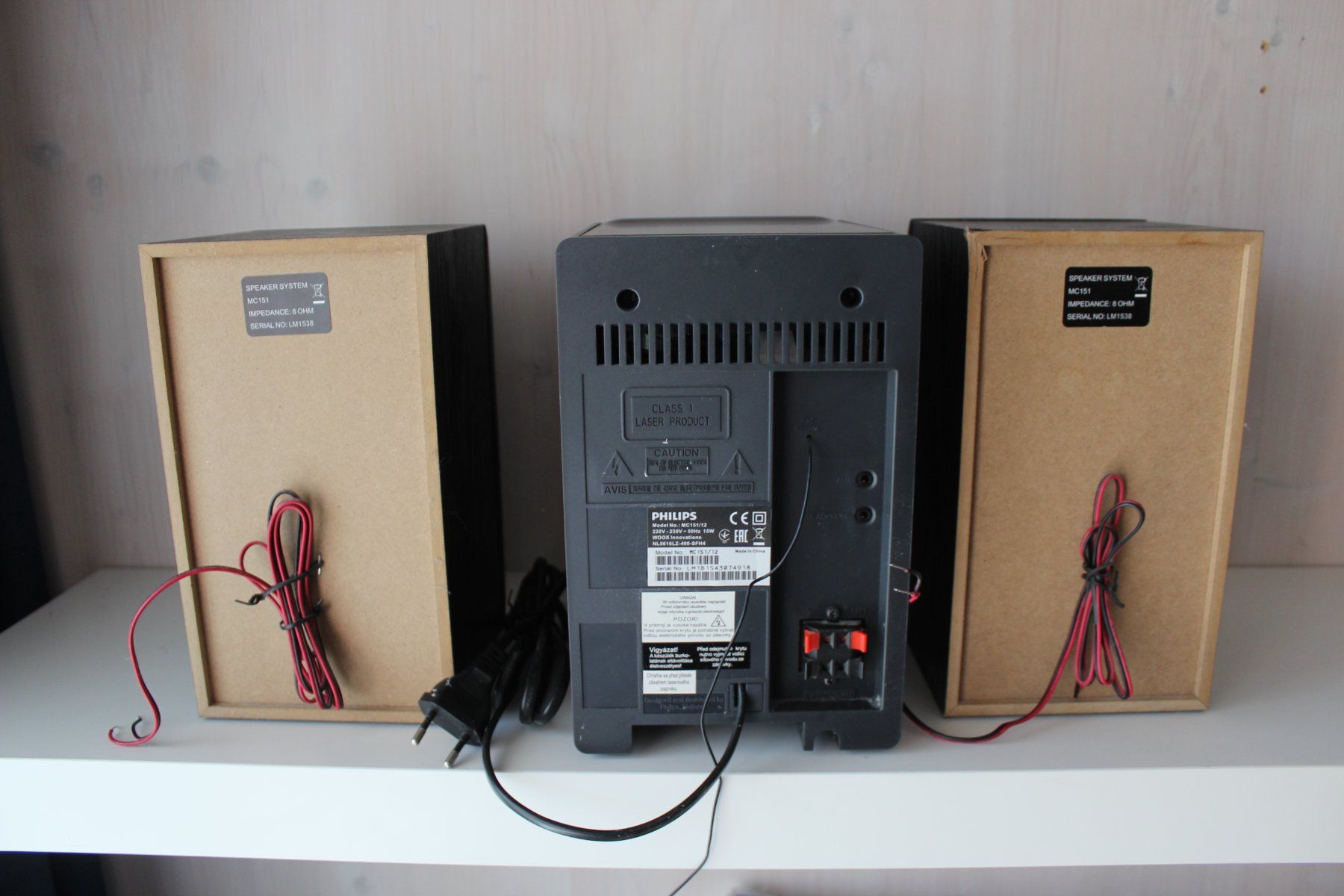 Philips Systèmes audio & multimédias: Philips MC151 Micro System Soundsystem / CD / Kassette – D'occasion à Ebertswil par Ricogoeritz 4