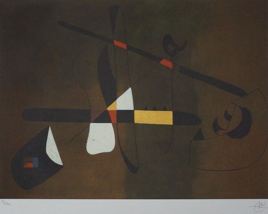 Foto & Immagini: JOAN MIRO HANDNUMMERIERT DRUCKSIGNIERT – Usato da Gersau venduto da grafik-kunst 1