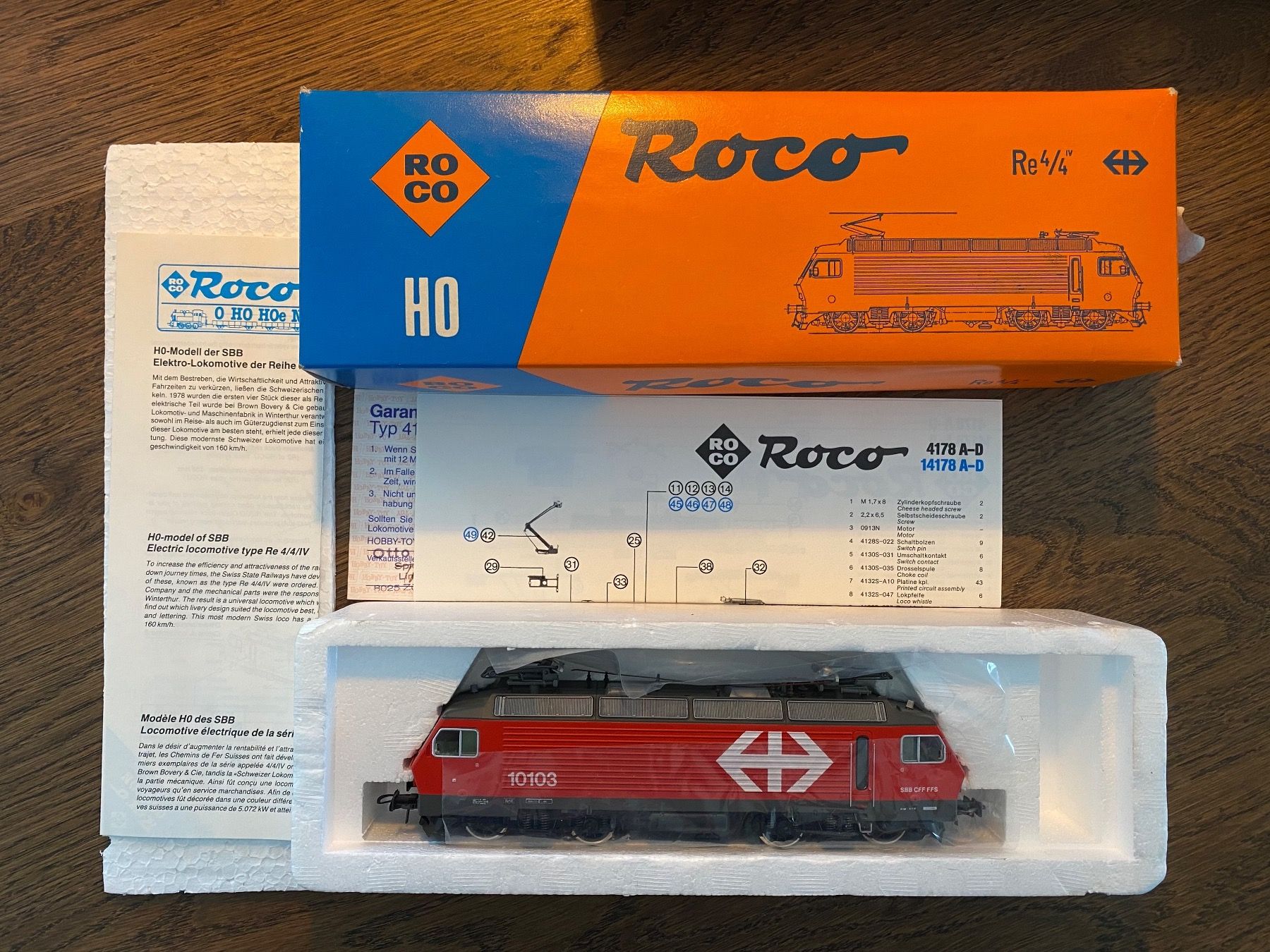 Roco Modellini di ferrovie: Roco 04178B SBB Re 4/4 IV – Usato da Glattpark (Opfikon) venduto da anywaya23 5