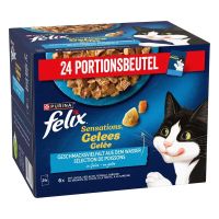 Felix "Sensations" Pouches Fische 192 x 85 g  Gelee