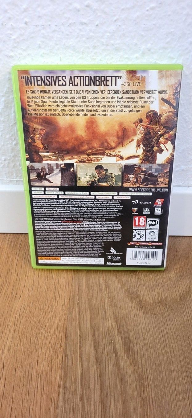 Microsoft Spiele: Xbox 360 - Spec Ops The Line – Gebraucht aus Münsingen von Heroism2010 1