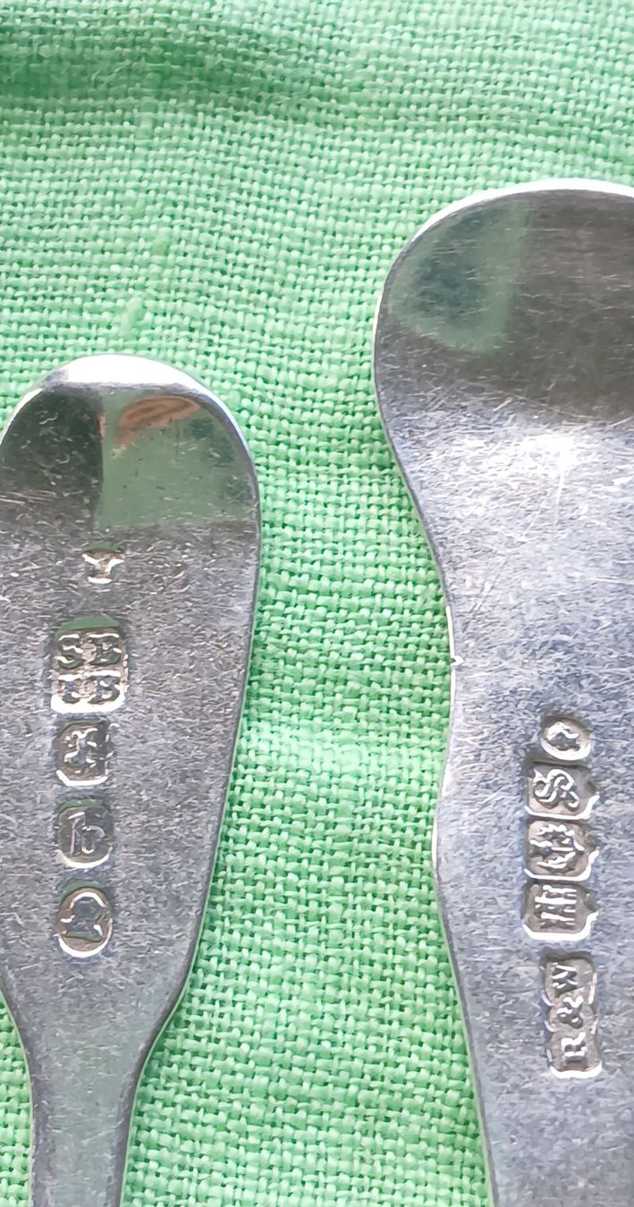 Cucchiai: Kleines Silberlöffel Set ( 10 Stück) – Usato da Kiental venduto da Kiwidave04 4