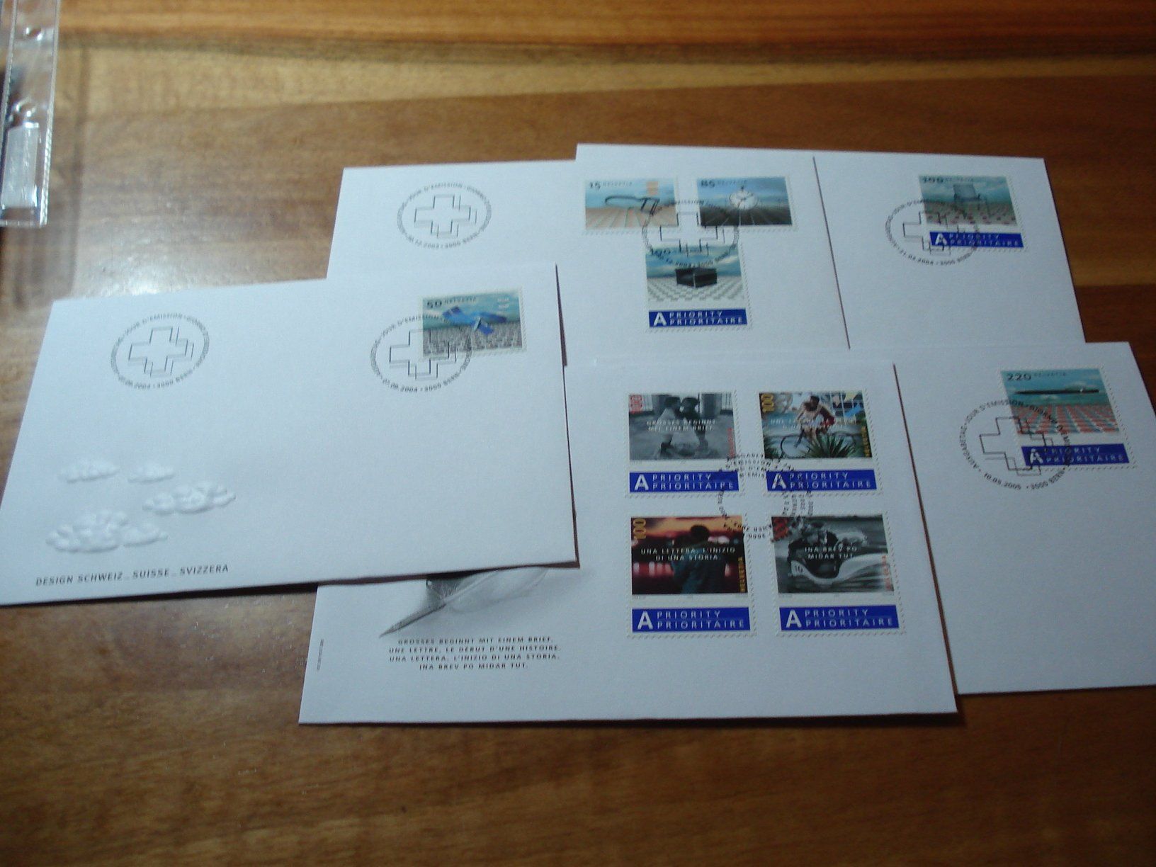 Tous les timbres: 5 FDC Dauermarken Selbstklebend, um 2004 – D'occasion à Niederwil AG par morostahu 1