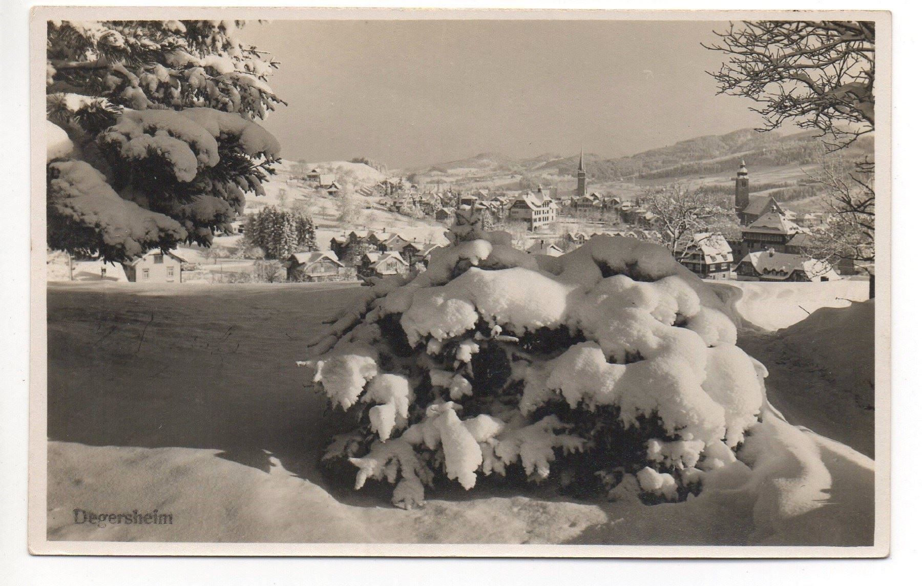 Cartoline postali: DEGERSHEIM im Winterkleid – Nuovo (secondo la descrizione) da Jona venduto da philajona