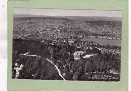 Blick vom Flugzeug auf Uetliberg und Zürich 1952