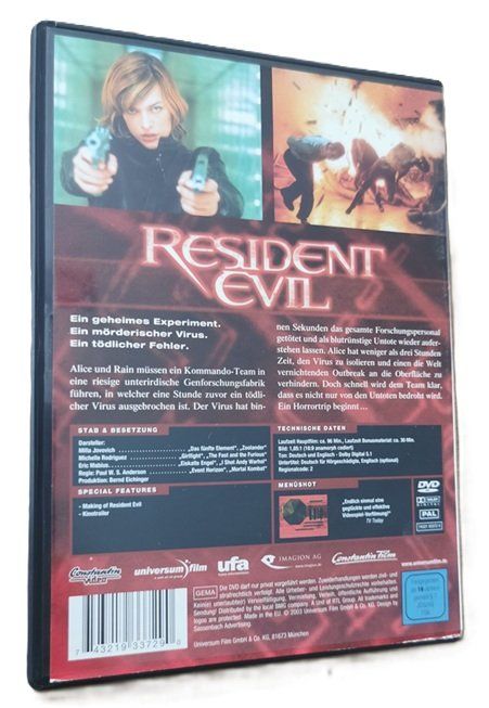 Alle DVDs: Resident Evil  (DVD) – Gebraucht aus Wilen b. Wollerau von morethanmusic 1